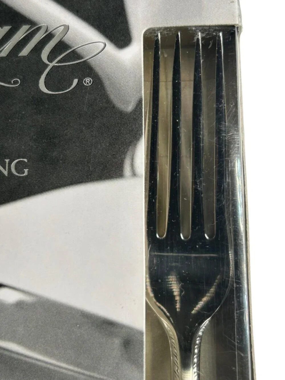 Gorham Ribbon Edge Frost 18/10 Stainless 5-Piece Place Setting Lot of 2 NIB